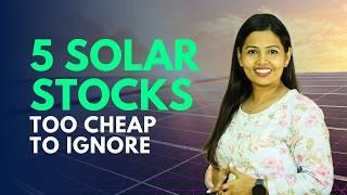 Top 5 Undervalued Solar Stocks for 2025