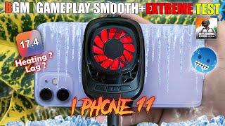 iPhone 11 With SpinBot Gaming Cooler  Balance + Extreme Gameplay !! Blaster Boy Rishu