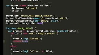 In 5 minutes, Selenium web automation using Node.js and Chrome