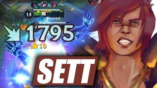 Wild Rift SETT is OP 1795 True Damage!!