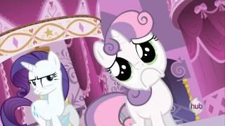 Sweetie Belle convinces Rarity to go camping