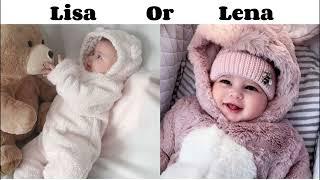 Lisa Or Lena - Choices - Baby furniture, clothes, toys - Aesthetic World. #lisaandlena #lena #lisa