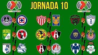 JORNADA 10 LIGA MX CLAUSURA 2025