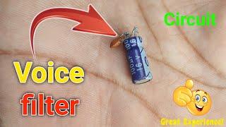 Voice filter circuit || voice filter circuit kaise banaye