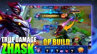 OP BUILD! ZHASK TRUE DAMAGE/RANK GAMEPLAY BY RADITZXV GAMING