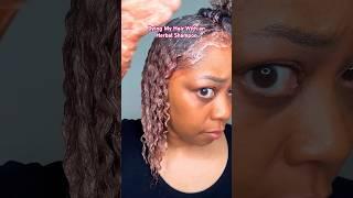 Dying my Hair with an Herbal Shampoo #hairtutorial #dyingmyhair #haircolor