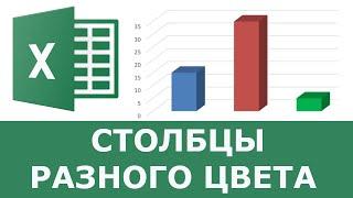 Как сделать столбцы разного цвета в Excel