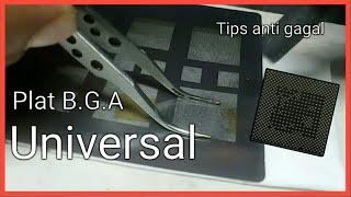 Tips cara cetak IC mengunakan plat BGA UNIVERSAL⤴