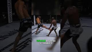 The epic showdown between Kamaru and Khamzat! #khamzatchimaev #mma #ufc#kamaruusma