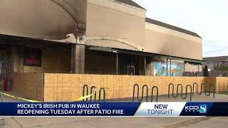 Mickey's Irish Pub in Waukee to reopen Tuesday, after weekend patio fire