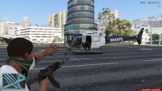 GTA 5 - Franklin's Triad Gang War + Six Star Escape