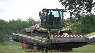 Claas Xerion / Gras Mähen - Cutting Gras  2022  pt.1