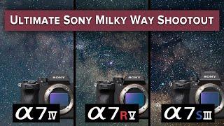 Sony a7R V vs a7S III vs a7 IV - Astrophotography Test and Comparison