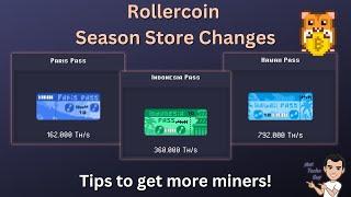 Rollercoin Sesaon 9 | Season Store Changes and Tips