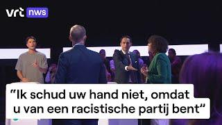 Partijvoorzitters houden slotdebat: felle confrontatie over racisme en verbinding