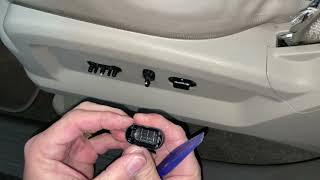 How To Remove / Replace Power Seat Switch On A 2007-2014 Ford Edge