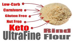 ZERO Carb Flour!! Ultra fine Rind Flour Don’t Buy Pork Panko | How to make UltraFine “Rind Flour”