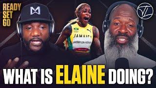 What in the WORLD is Elaine Thompson-Herah doing 