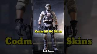 Codm All Amazing OG Skins️| #shorts