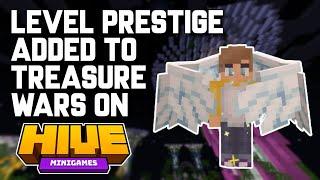 LEVEL PRESTIGE In Hive Treasure Wars!! (Minecraft Bedrock)