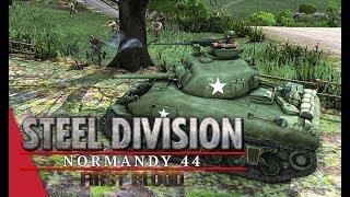 The Methodical Approach! Steel Division: Normandy 44 Live Gameplay (Mont Ormel, 4v4)