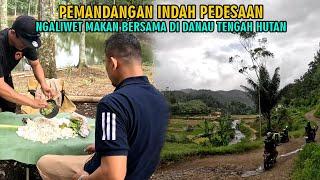 PEMANDANGAN INDAH PEDESAAN, NGALIWET DAN MAKAN BERSAMA DI DANAU TENGAH HUTAN