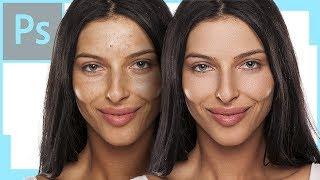 High-End Skin Retouch with Dodge & Burn in Photoshop