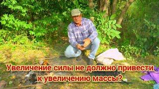 Увеличение силы не должно привести к увеличению массы?