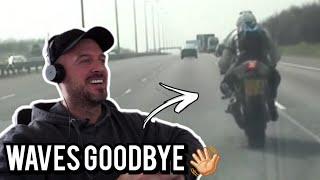 Reaction to 180mph Police Chase BMW S1000RR