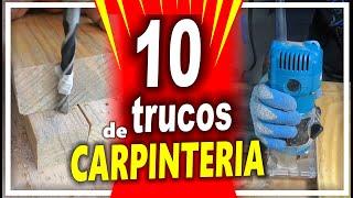 CARPINTERIA Trucos Secretos y Consejos  hazlo tu mismo Nivel Principiante