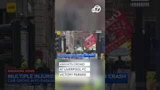 Driver strikes pedestrians at Liverpool victory parade