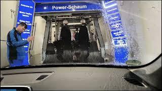 Automated car wash in a suburb in Hamburg