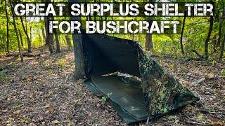 Surplus For Bushcraft- The Bundeswehr Shelter System: First Impressions