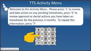 TTS English Approving Timesheets Video