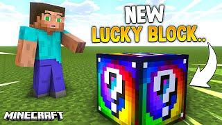 Minecraft But there are New Unique LUCKY BLOCKS!