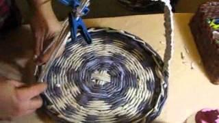 ▬► Плетение из газет ручек. Часть III. / Handles for baskets