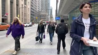 Toronto Downtown Walk - Financial District Bay Street  Canada Travel vlog