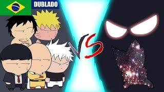 SAITAMA MASHLE SATORU NARUTO E LUFFY VS GAROU CÓSMICO DUBLADO PARTE 01