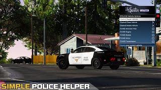 Simple Police Helper Menu installing | LSPD:FR mods