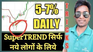 Super Trend Intraday Trading Strategy - Intraday Trading For Beginners (Supertrend Indicator)