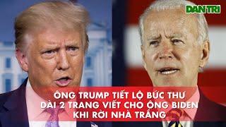 Ông Trump Tiết Lộ Bức Thư Dài 2 Trang Viết Cho Ông Biden Khi Rời Nhà Trắng #Shorts