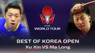 FULL MATCH - Xu Xin vs Ma Long (2016) | BEST of Korea Open