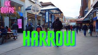 HARROW TOWN CENTRE | London Walking Tour 4K