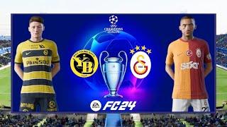 BSC Young Boys vs. Galatasaray S.K - UEFA CHAMPIONS LEAGUE PLAY-OFFS -  2024 Full Match - FC 24