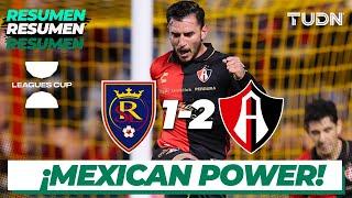 Resumen y goles | Real Salt Lake 1-2 Atlas | Leagues Cup 2022 | TUDN