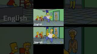 Homer Simpsons Mexican Hat Dance in different languages  #thesimpsons