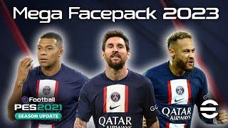  Mega Facepack Paris Saint Germain 2023 + Tattoos UPDATE | Pes 2021  [ DESCARGAR ]