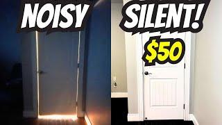 TESTING $50 Door Soundproofing Genius!