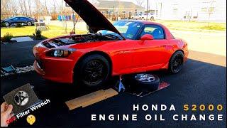 Honda S2000 Engine Oil Change | With An $89 Filter Wrench...?