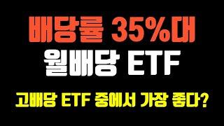 매달 계좌에 달러가 지급되는 배당률 35%대 월배당 ETF